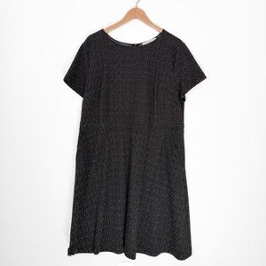 Loft Dress - Black with white speckles